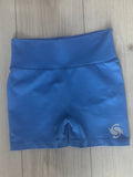Hawaiian Blue Biker Shorts