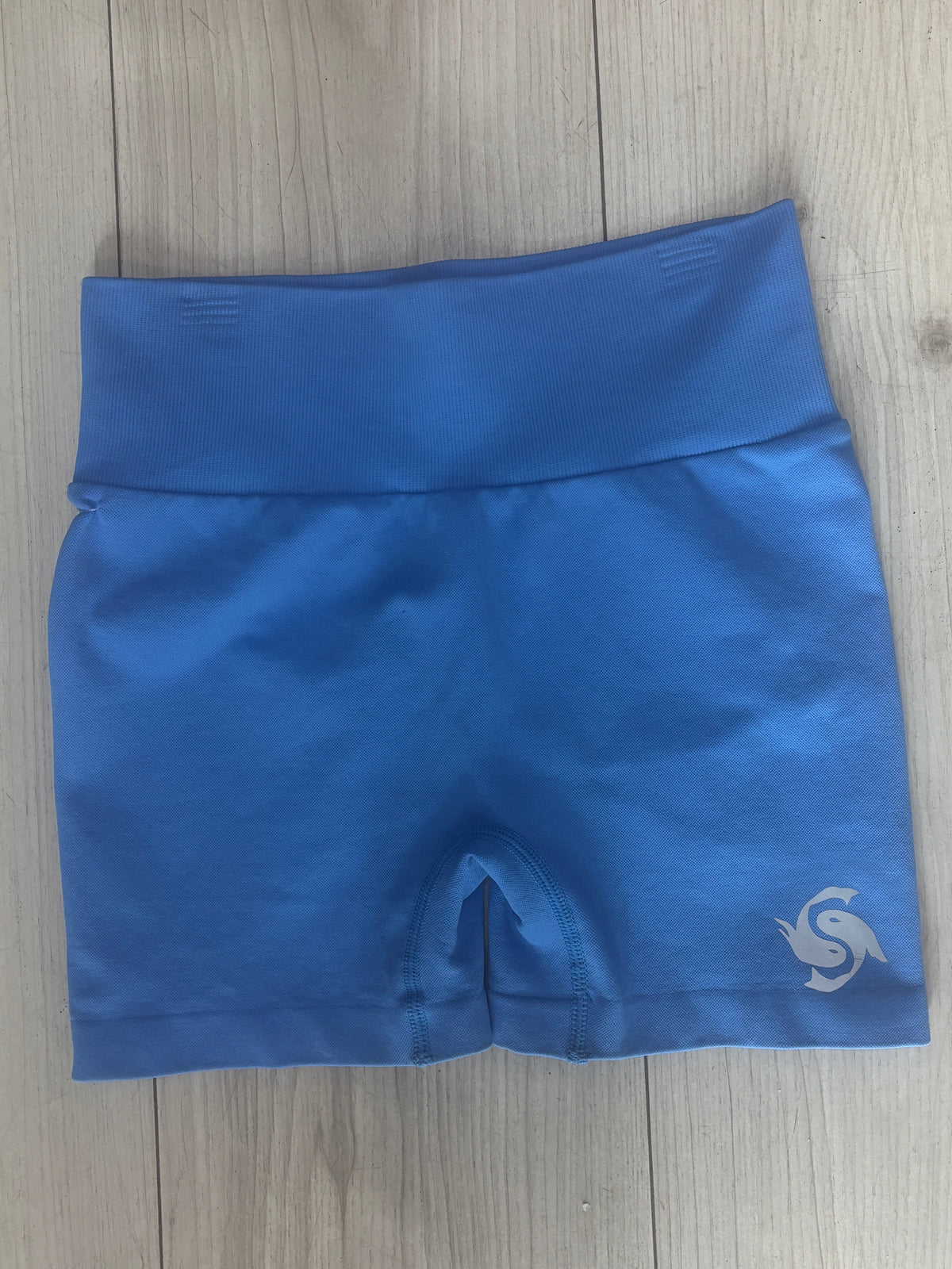 Hawaiian Blue Biker Shorts