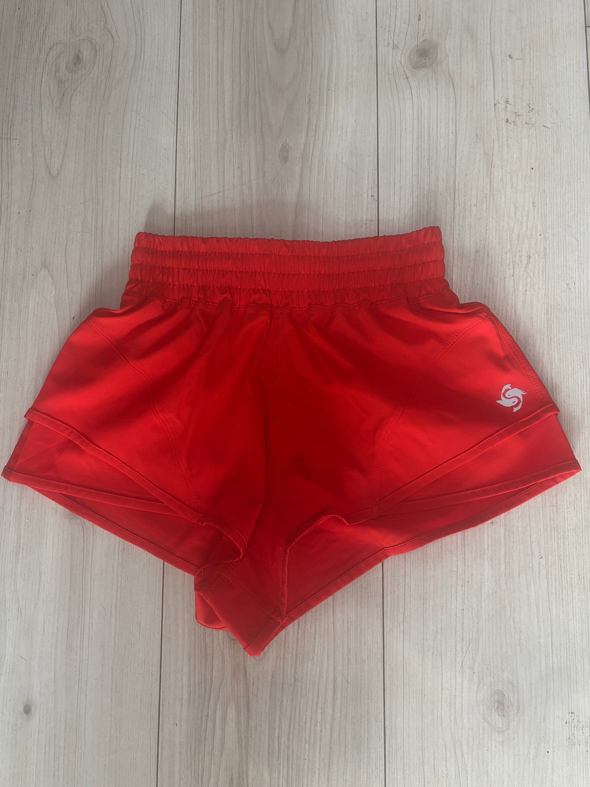 Fire Red Running Shorts